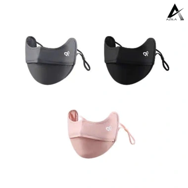 Khẩu trang nữ thun lạnh UPF 50+ - Form ôm mặt, lỗ thoáng khí, chống UV, chỉ 37.100₫