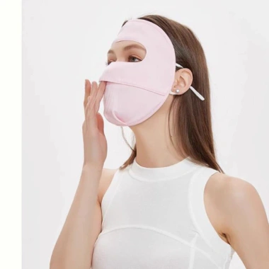 Khẩu Trang Nữ Toàn Mặt Chống UV Hitechlife Hai Lớp, Nút Điều Chỉnh Size, Thoáng Khí - 6.000₫