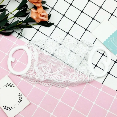 Khẩu Trang Ren Đen Nữ Chống Nắng, Thoáng Khí, Gợi Cảm - Giá 33.480₫ 8