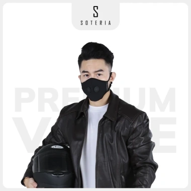 Khẩu trang Soteria Black ST1.091 N95 BFE PFE 99% lọc bụi 0.1µm S M L - Giá 250.000₫