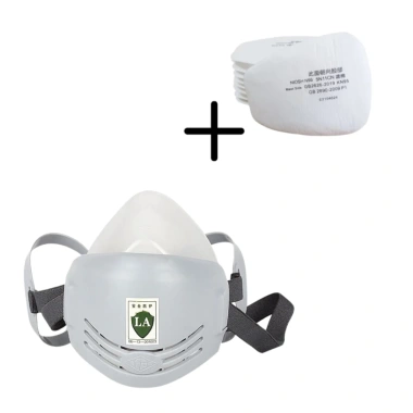 Khẩu Trang THAMES Phòng Độc Phun Sơn - Lọc Hóa Chất, Bụi PM2.5, Silicone Mềm, Van Thở Thoáng, Dây Đeo Ôm Sát - Giá 110k