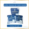 Khẩu trang thảo dược 3 lớp Mạnh Khuyên – Hương thơm, chống say xe, không đau tai 2