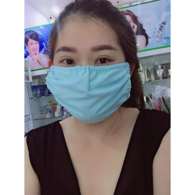 Khẩu Trang Thun Lạnh Nhật Bản Chống UV, Che Hết Khuôn Mặt, Dày Dặn, Mát Mịn, Thấm Hút Mồ Hôi - Giá 45.000 4