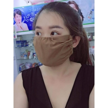 Khẩu Trang Thun Lạnh Nhật Bản Chống UV, Che Hết Khuôn Mặt, Dày Dặn, Mát Mịn, Thấm Hút Mồ Hôi - Giá 45.000 9