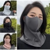 Khẩu trang thun lụa lạnh chống UV che cổ che mặt 3D thoáng khí, không bí da, phủ kín, giá chỉ 24.711₫ 2