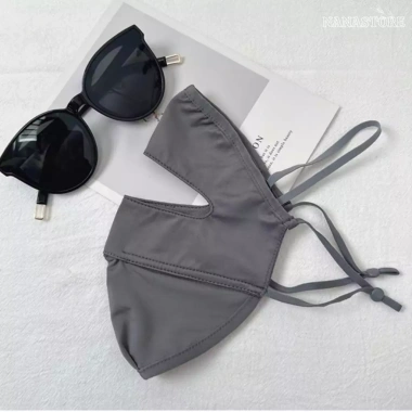 Khẩu Trang Toàn Mặt Chống UV Nắng - Lụa Băng 2 Lớp Kiểu Ninja Bảo Vệ Tối Đa 5