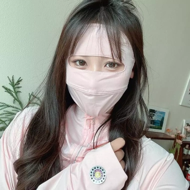 Khẩu Trang Toàn Mặt Chống UV Nắng - Lụa Băng 2 Lớp Kiểu Ninja Bảo Vệ Tối Đa 9