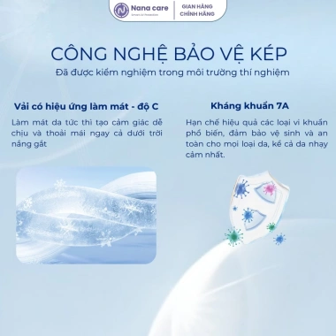 Khẩu trang toàn mặt có gọng UPF100+ Ninja 2 lớp, chống UV, mát lạnh 89k 6