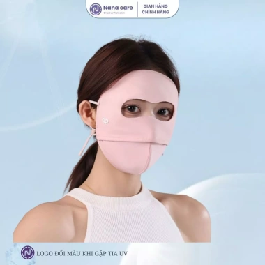 Khẩu trang toàn mặt có gọng UPF100+ Ninja 2 lớp, chống UV, mát lạnh 89k 9