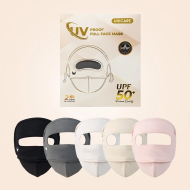 Khẩu trang toàn mặt Unicare 2 lớp vải cao cấp chống nắng UPF50+ chỉ 105.000 VND 2