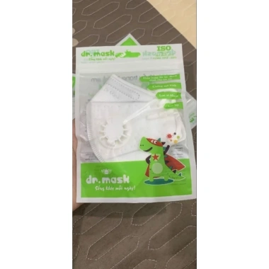Khẩu trang trẻ em 3D Kids Dr.Mask trắng - Chính hãng, giá chỉ 29.000₫ 2
