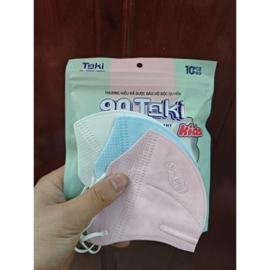 Khẩu trang trẻ em 9A Kids 1-12 tuổi, kháng khuẩn, chống bụi mịn, giá chỉ 36.720₫