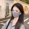 Khẩu Trang UPF50+ Vải Lụa Đá Lạnh Nam Nữ - Mỏng nhẹ, thoáng khí, chống UV, đi xe máy, thể thao ngoài trời - Giá 9.999đ 3