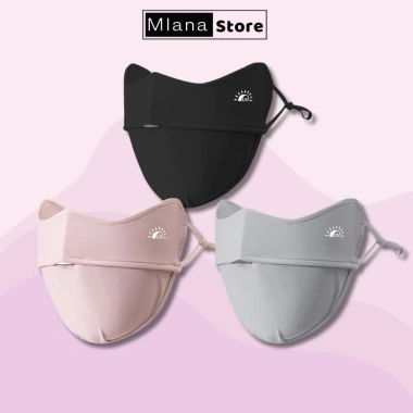 Khẩu trang UV MLANA lụa băng cao cấp, chống nắng, thoáng khí – Giá 65.000₫