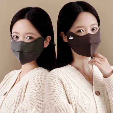 Khẩu trang UV UPF 50+ 5D nylon lót nhung giữ ấm - VNMASK giá 24.000đ