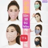 Khẩu trang UV UPF 50+ 5D nylon lót nhung giữ ấm - VNMASK giá 24.000đ 3