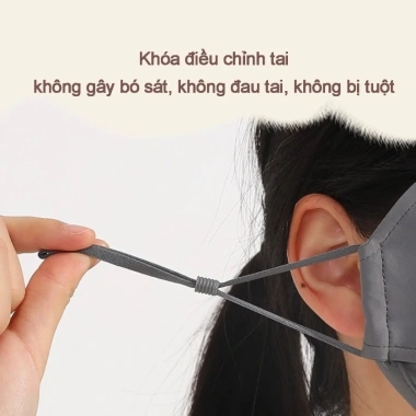 Khẩu trang UV UPF 50+ 5D nylon lót nhung giữ ấm - VNMASK giá 24.000đ 6 Khẩu trang UV UPF 50+ 5D nylon lót nhung giữ ấm - VNMASK giá 24.000đ 6