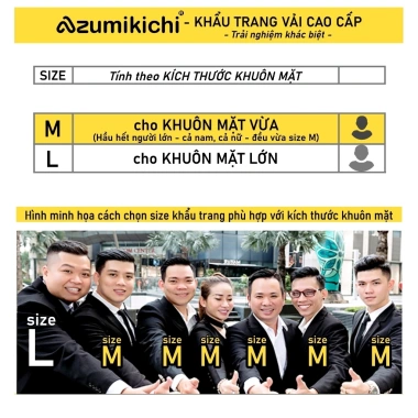 Khẩu trang vải 3 lớp chống nắng UV, bụi mịn, màu đen, nẹp mũi - Azumikichi AZ7 72.000 VND 3 Khẩu trang vải 3 lớp chống nắng UV, bụi mịn, màu đen, nẹp mũi - Azumikichi AZ7 72.000 VND 3