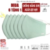Khẩu trang vải 3 lớp Ngọc Mint BZ6 không nẹp mũi, chống UV & bụi mịn, bảo vệ da dưới nắng 9