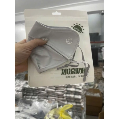Khẩu Trang Vải Băng Lụa UPF50+ Chống Nắng UV, Che Toàn Mặt, Nam Nữ - 29k 4