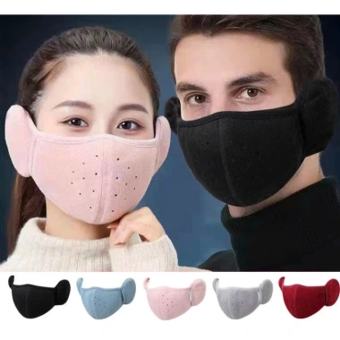 Khẩu Trang Vải Bịt Tai Giữ Ấm Kháng Bụi Chống Nắng Lỗ Thoáng Khí - Giá 30.000