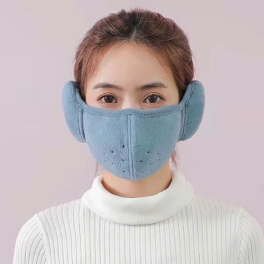 Khẩu Trang Vải Bịt Tai Giữ Ấm Kháng Bụi Chống Nắng Lỗ Thoáng Khí - Giá 30.000