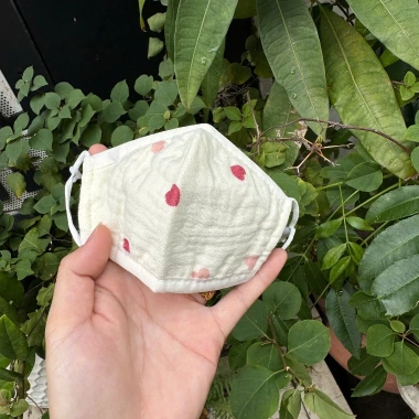 Khẩu trang vải cho bé 1-4 tuổi, dây đeo điều chỉnh, họa tiết đa dạng - 49.000đ 4