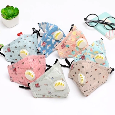 Khẩu trang vải cho bé 3-10 tuổi - Chống bụi, thoáng khí, giá ưu đãi 47.000₫