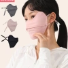 Khẩu Trang Vải Đổi Màu Khi Gặp UV Nửa Mặt Chống Nắng GUDLOOK Thun Lạnh - 78k 3