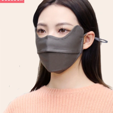 Khẩu Trang Vải Đổi Màu Khi Gặp UV Nửa Mặt Chống Nắng GUDLOOK Thun Lạnh - 78k