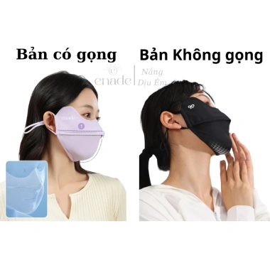 Khẩu Trang Vải ENADE Chống Tia UV, Che Kín Mặt, Chống Nắng - Giá chỉ 59.000₫