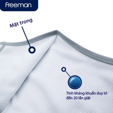 Khẩu trang vải Freeman kháng khuẩn - Set 2 miếng giá 120.000 VNĐ, giảm so với 152.400 3 Khẩu trang vải Freeman kháng khuẩn - Set 2 miếng giá 120.000 VNĐ, giảm so với 152.400 3