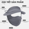 Khẩu trang vải full face UPF50+ chống UV, thoáng khí, bảo vệ toàn mặt - 51.500 2