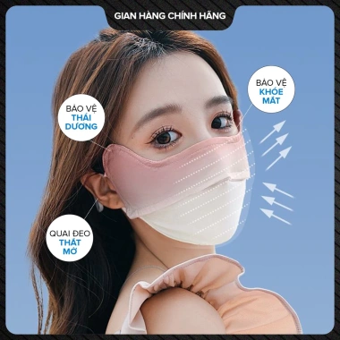 Khẩu trang vải Hằng Du Mục chống tia UV, chống nắng, nam nữ chính hãng 28.418đ 5