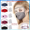 Khẩu trang vải nano chống nước kháng khuẩn, kính che mặt rời van thở, ngăn bụi mịn, giọt bắn, giá 22.000đ 7