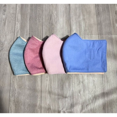 Khẩu trang vải nhung 3 lớp chống nắng, che tai, thoải mái - Giá 21.200 VND