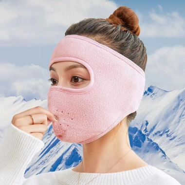 Khẩu Trang Vải Nỉ Ninja Chống UV Che Kín Mặt Bảo Vệ Da Ngăn Nám Sạm Mụn Bụi