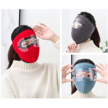 Khẩu trang vải Ninja nỉ có kính chắn gió lạnh mùa đông, chống bụi bặm, giá 29.000đ