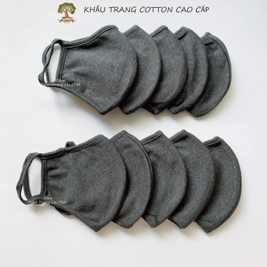 Khẩu trang vải thun TUTO5 KT01 - Đen/Trắng 2 lớp cotton dệt kim, kháng khuẩn, khử mùi, tái sử dụng - 55.000 VND 5 Khẩu trang vải thun TUTO5 KT01 - Đen/Trắng 2 lớp cotton dệt kim, kháng khuẩn, khử mùi, tái sử dụng - 55.000 VND 5