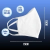 Khẩu trang vải thun TUTO5 KT01 - Đen/Trắng 2 lớp cotton dệt kim, kháng khuẩn, khử mùi, tái sử dụng - 55.000 VND 7