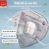 Khẩu trang vải tĩnh điện Ams 9.541/9.541V/9.501/9.501V, chống bụi PM2.5, van lọc khí, siêu mịn - 13.000₫