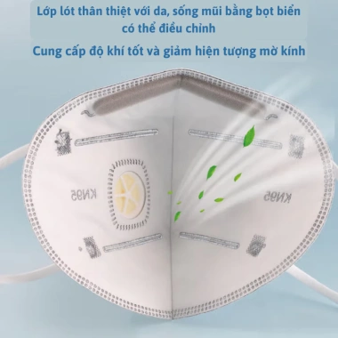 Khẩu trang vải tĩnh điện Ams 9.541/9.541V/9.501/9.501V, chống bụi PM2.5, van lọc khí, siêu mịn - 13.000₫ 4