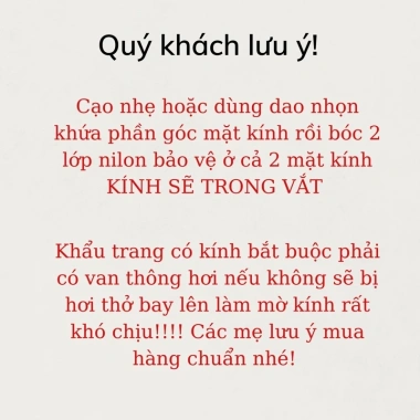 Khẩu trang vải trẻ em có kính che giọt bắn, van thông hơi, chống dịch, chống bụi mịn, tặng 2 lọc PM2.5 - Giá chỉ 9.000đ