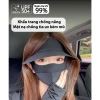 Khẩu trang vải UPF50+ chống nắng, mặt nạ lụa băng UV cao cấp thoáng khí giảm giá 65k 2