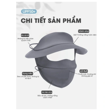 Khẩu trang vải UPF50+ chống nắng, mặt nạ lụa băng UV cao cấp thoáng khí giảm giá 65k 3 Khẩu trang vải UPF50+ chống nắng, mặt nạ lụa băng UV cao cấp thoáng khí giảm giá 65k 3