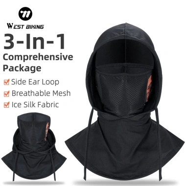 Khẩu Trang West Biking Lụa Thoáng Khí Chống Nắng Nam Nữ Xe Máy - Giá 270k Giảm 23%