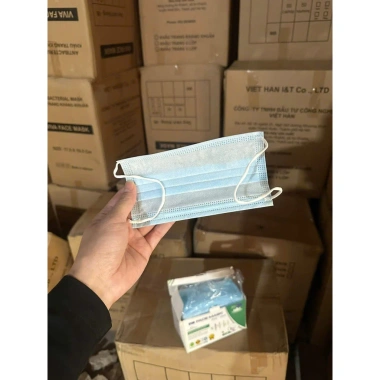 Khẩu trang y tế 4 lớp kháng khuẩn, chống bụi mịn - Gói 500/200 chiếc, giá chỉ 15.000đ