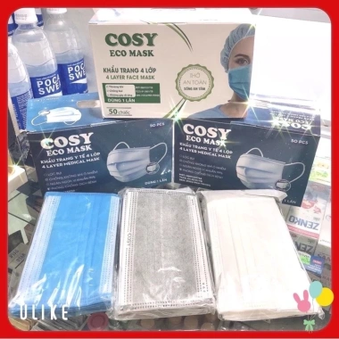 Khẩu trang y tế COSY 4 lớp cao cấp - Hàng chính hãng, giá ưu đãi 7.000₫