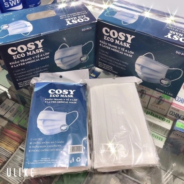 Khẩu trang y tế COSY 4 lớp cao cấp - Hàng chính hãng, giá ưu đãi 7.000₫
