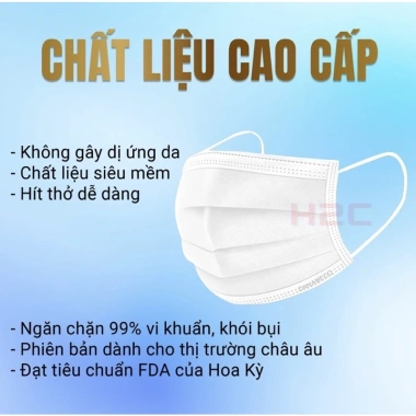 Khẩu Trang Y Tế Danameco Tiệt Trùng Cao Cấp, Giấy Lọc Kháng Khuẩn 1 Cái/Gói Trắng - 57.000₫